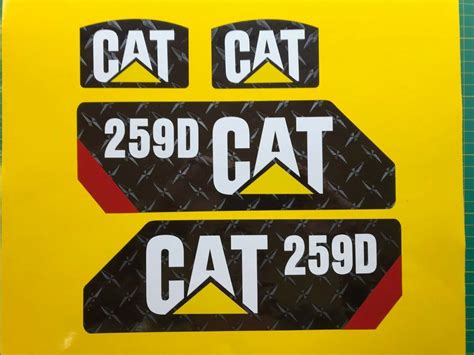 cat skid steer stickers|caterpillar forklift decal kit.